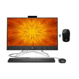 HP All-in-One 24-df0215in 23.8-Inch FHD with Alexa Built-in (AMD Ryzen 3-3250U/8GB/256GB SSD + 1TB HDD/Win 10/MS Office 2019/Jet Black) and Wireless Mice Combo